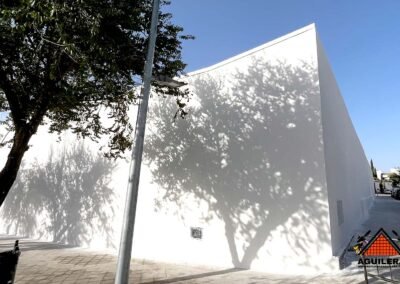 fachada cashfamily carmona proyectdo mortero blanco